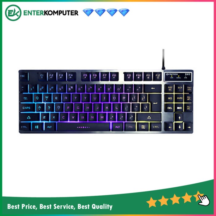 Keyboard Fantech Fighter K613 TKL - RGB Gaming Keyboard