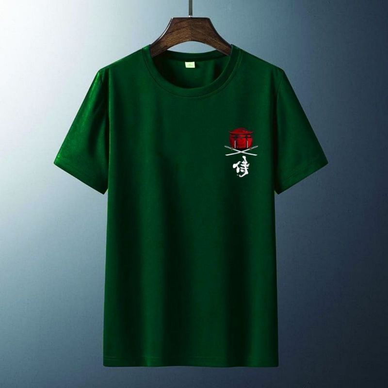 KL || KAOS DISTRO SABLON DIGITAL LOGO KANJI JEPAN COTTON COMBAD 30S