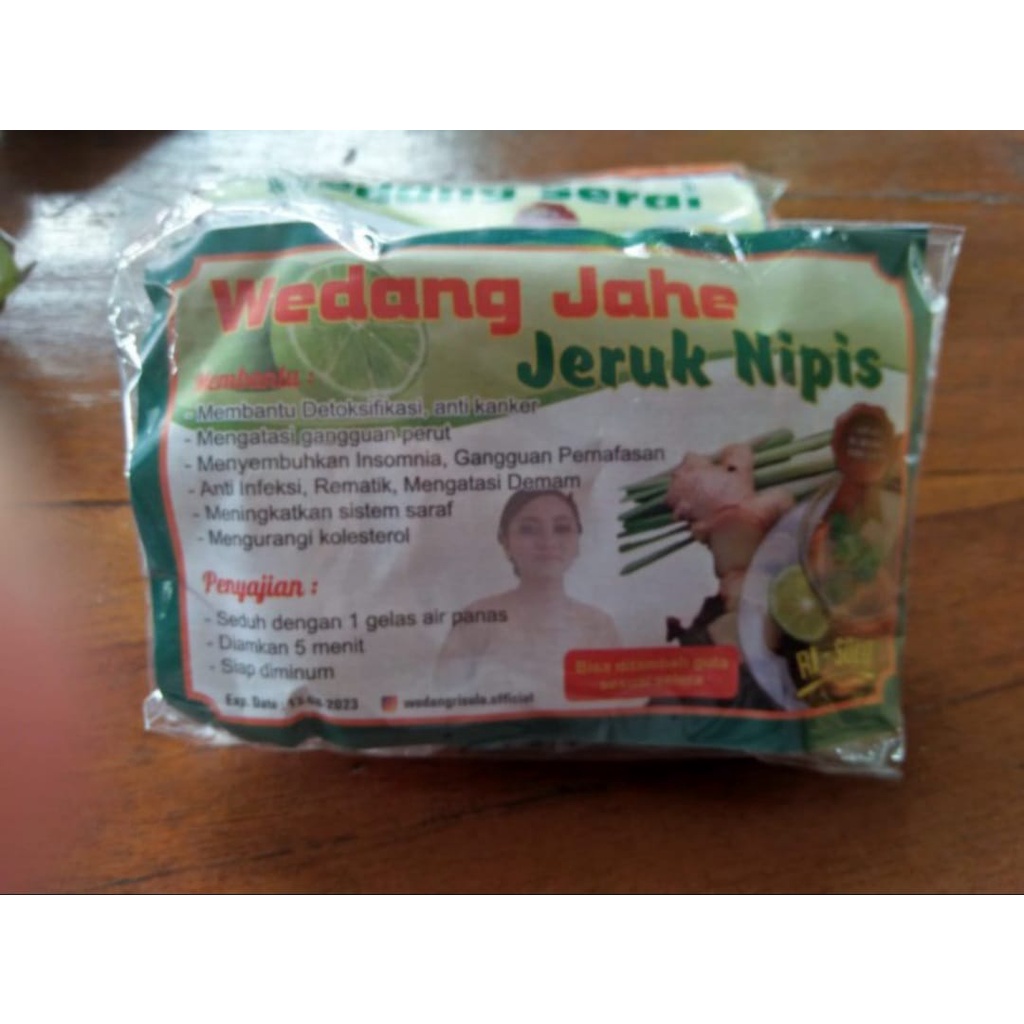 

Minuman Kesehatan Wedang Jahe Jeruk Nipis 30 Gram Langsung Seduh Plus Gula Batu.