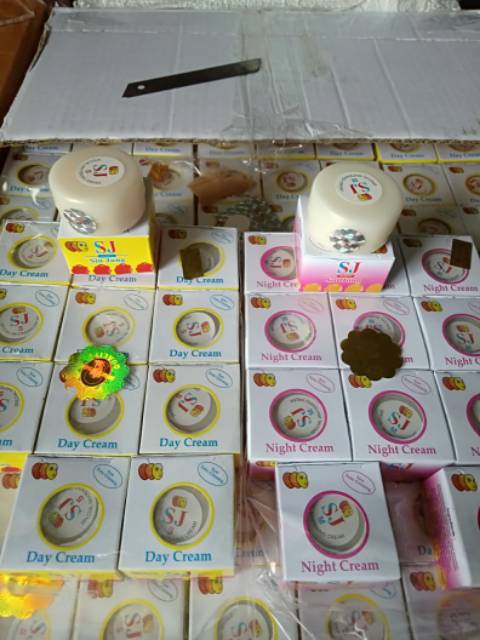 Cream sj topeng holo ori 12pcs