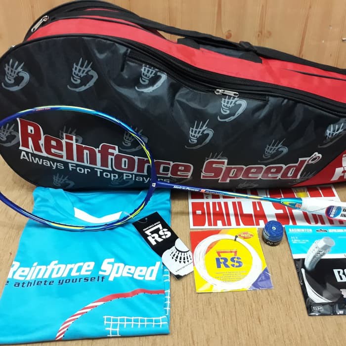 Promo raket bdminton RS metric power 9 + bonus komplit Limited