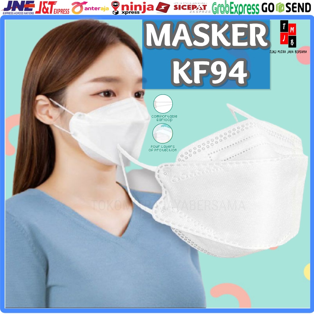 MASKER KF94 KOREA STYLE 4PLY 1PCS HIGH QUALITY 1 PCS 3D PROTECTION