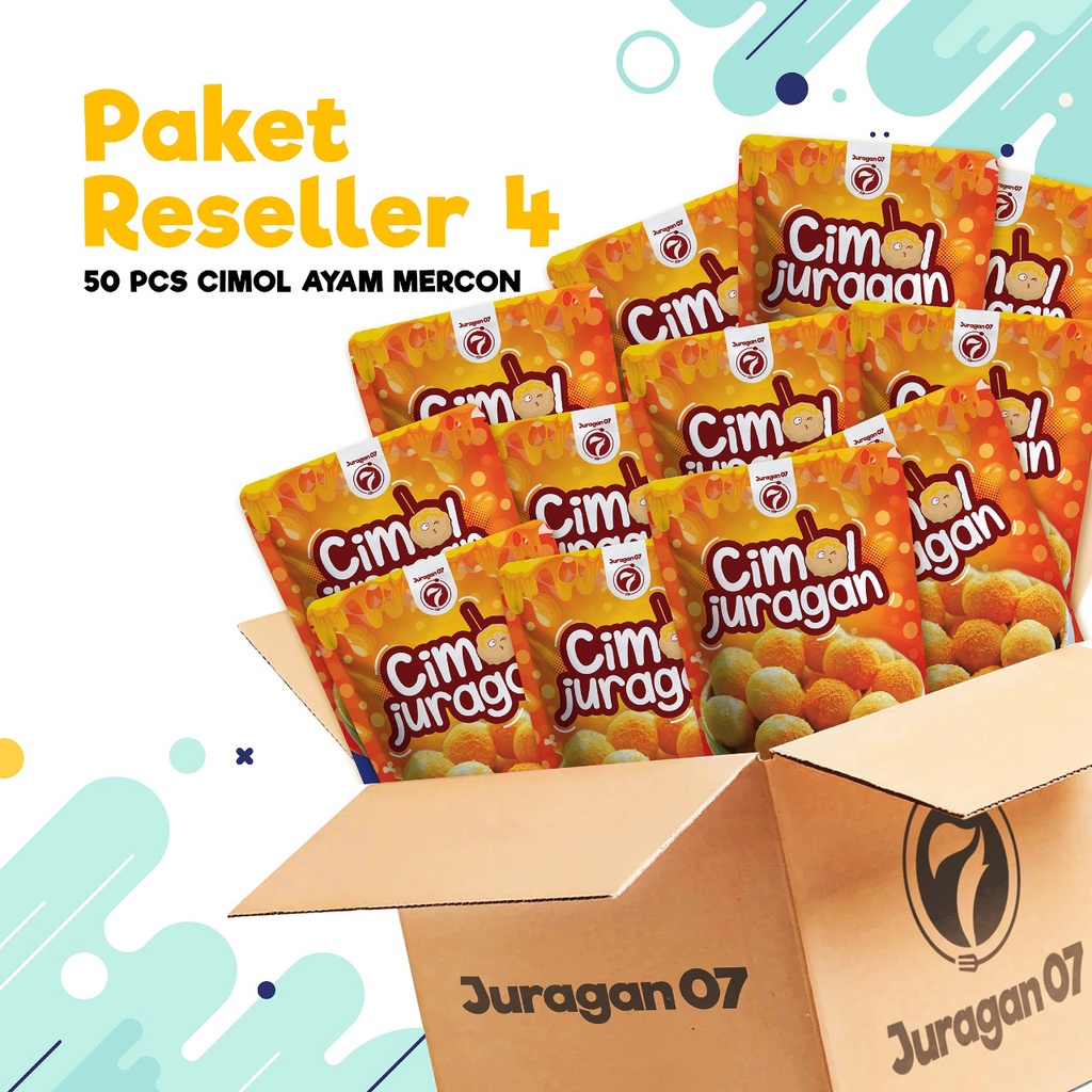 

JAJANAN 07. paket reseller cimol ayam suwir isi 50pcs