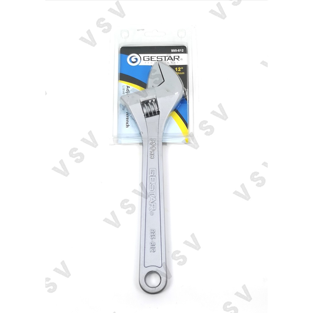 Gestar Kunci inggris 12&quot; Kunci setel 12&quot; Adjustable wrench gestar 12&quot; 995-612