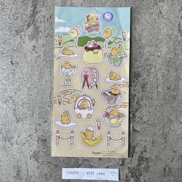 

Sticker Gudetama Sanrio Original