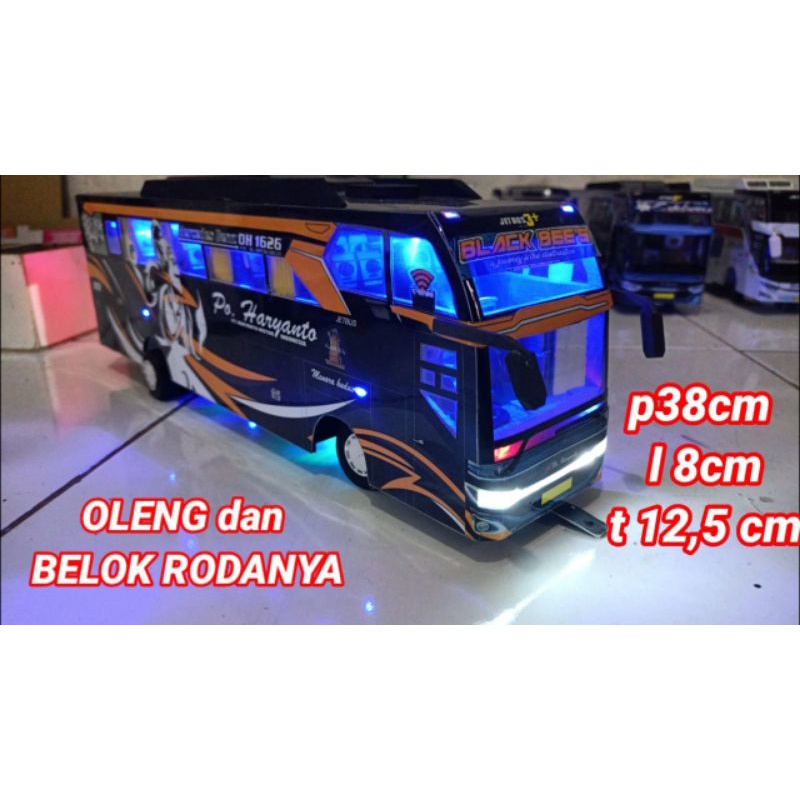 Miniatur Bis Murah Jumbo oleng Haryanto Blackbees