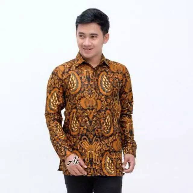 GROSIR KEMEJA BATIK LENGAN PANJANG