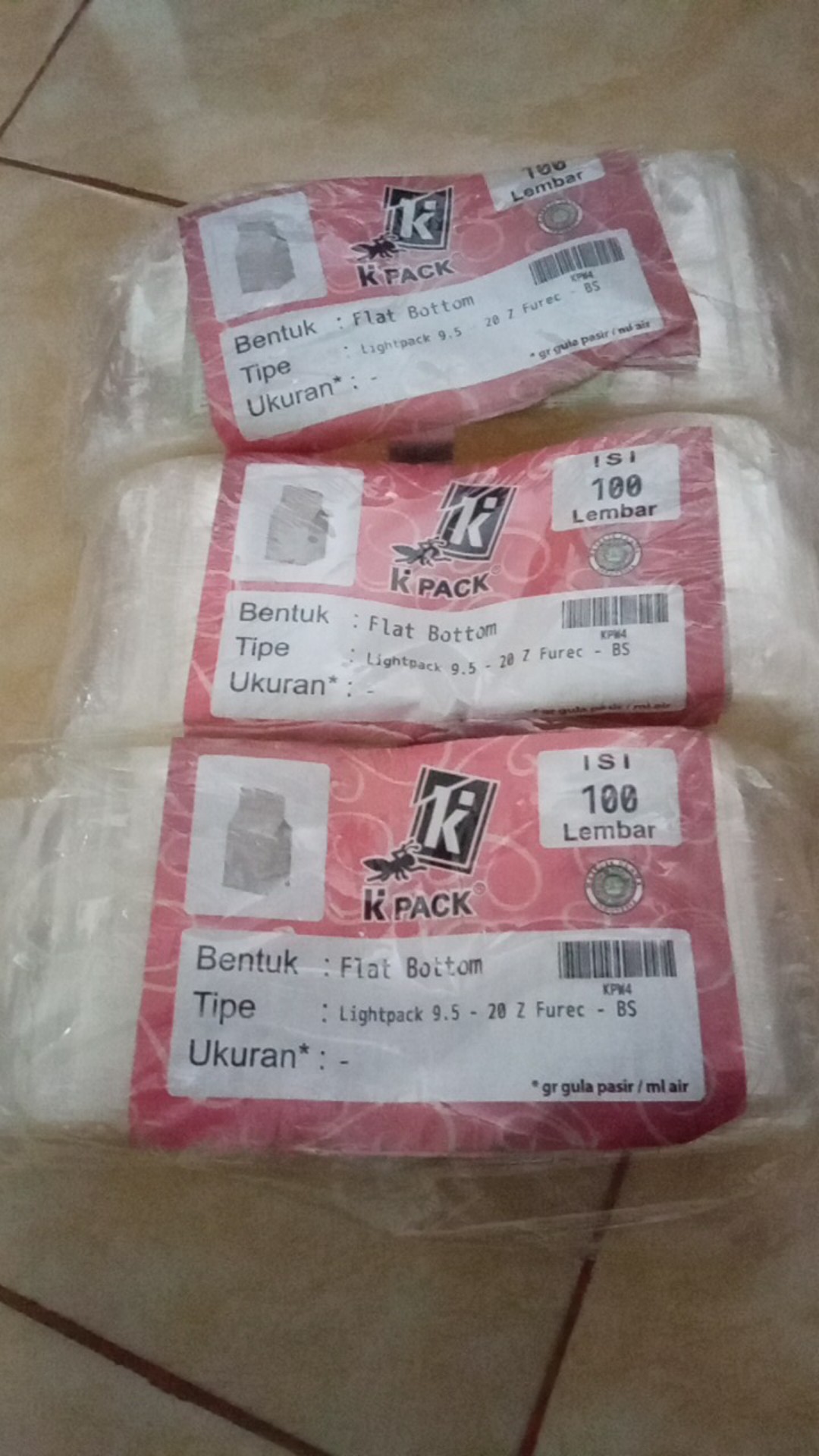 Flat Bottom Bening 250 Gram Fb Lightpack Kpack Kemasan Kopi