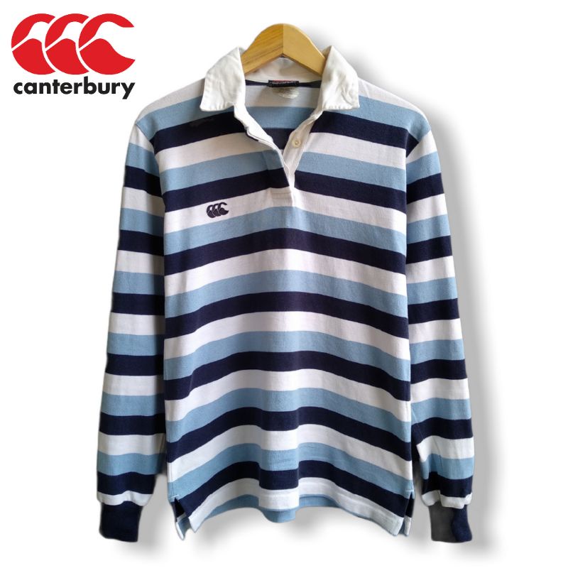 RUGBY SHIRT SECOND VINTAGE CANTERBURY KAOS RUGBY BRANDED BEKAS ORIGINAL BAJU POLO SHIRT ORI RUGBI
