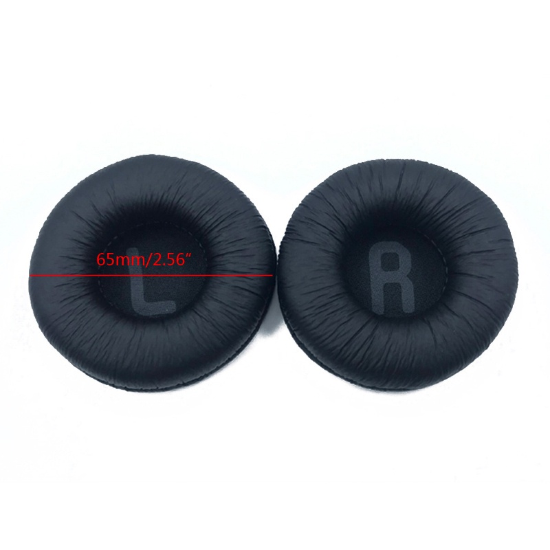 2 Pcs / 1 Pasang Bantalan Telinga Headphone Pengganti 65mm Untuk ATH-FC707 AR1IS Lasmex HB-69