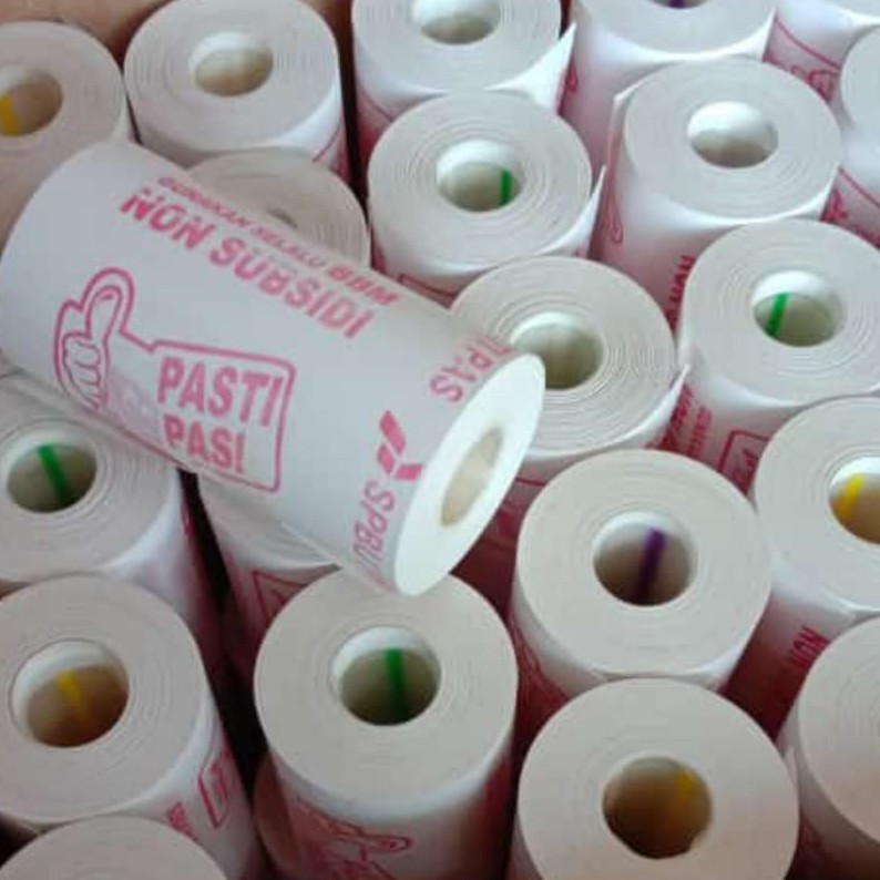 [10 roll] Kertas Struk Thermal  EDC - SPBU Pertamina PASTI PAS 57x30