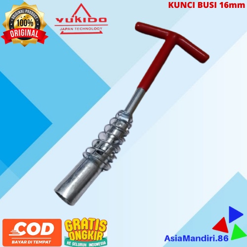 Kunci Busi / Kunci Sock Busi Flexsibel 16mm / kunci busi semua motor