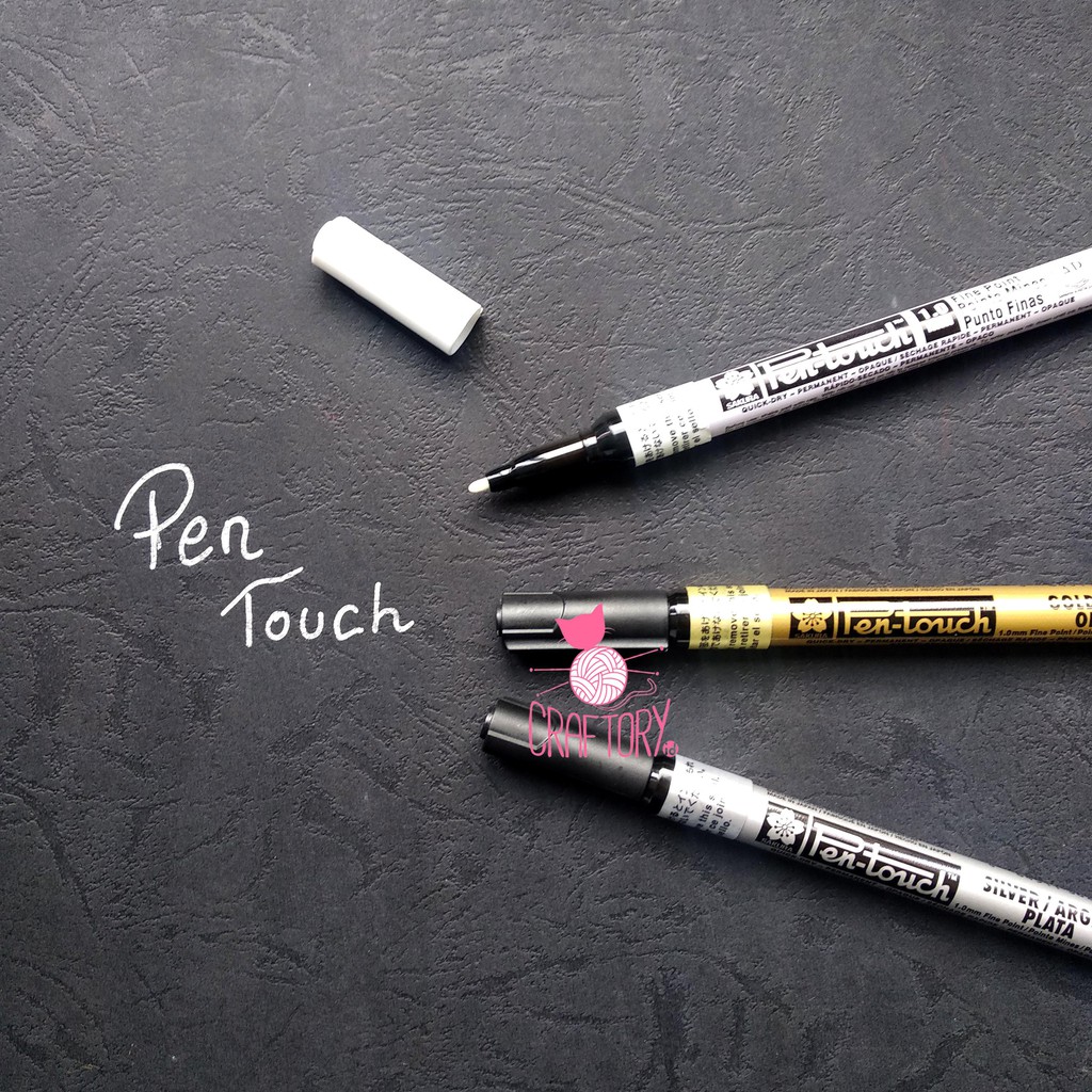 

Sakura Pen Touch Paint Marker Fine Tip Point Set 3 Colour Metallic Metalik Painting XPMKA-3CH1