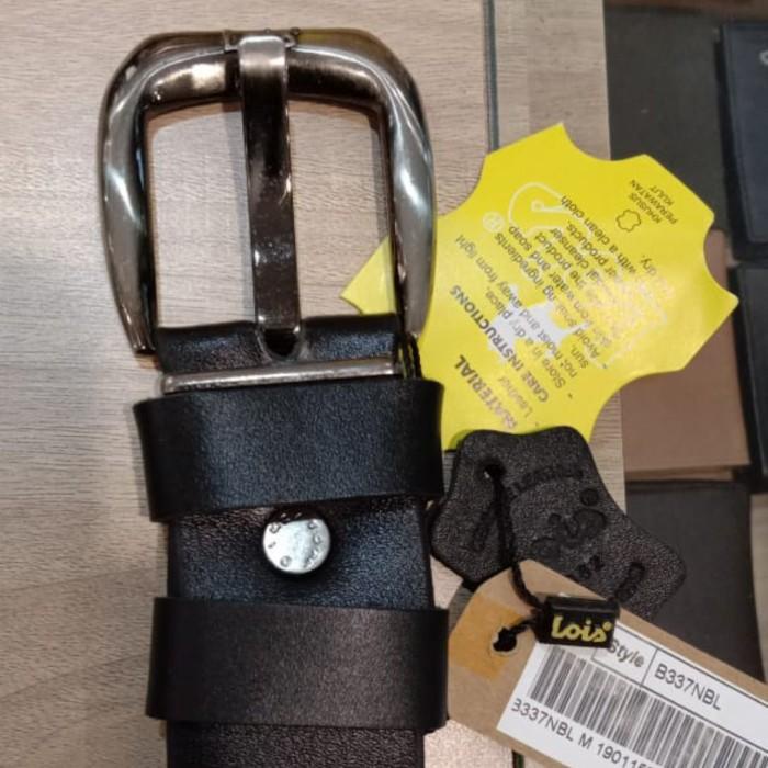 ikat pinggang pria kulit asli lois original B139NBL