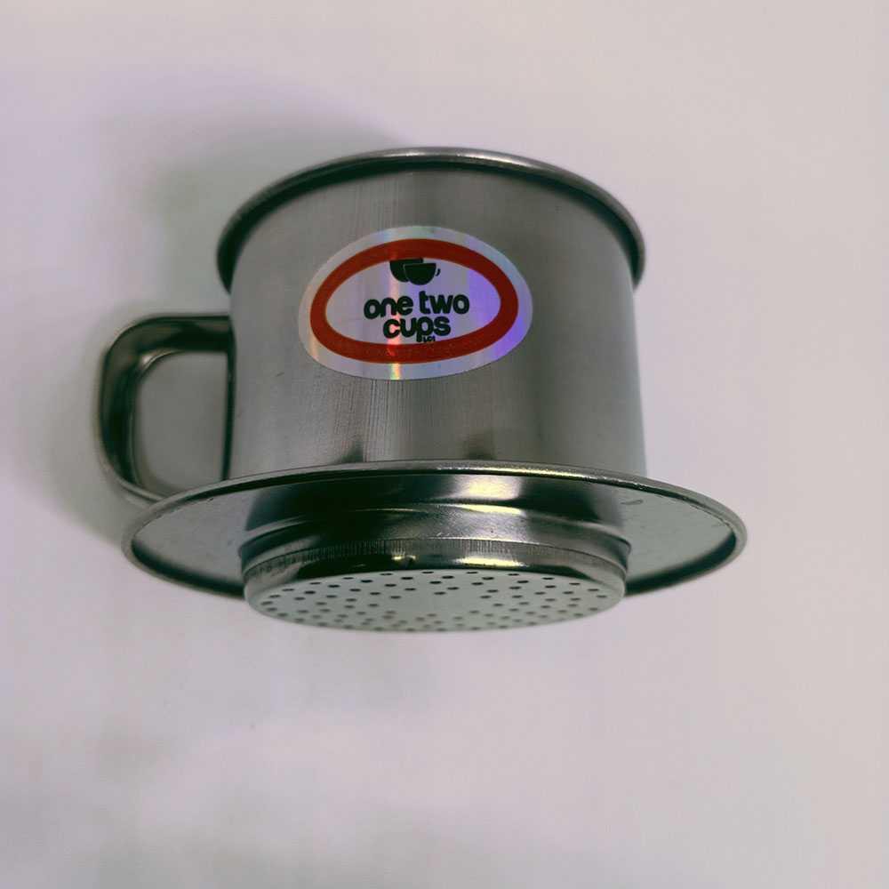 OneTwoCups Filter Saring Kopi Coffee Drip Pot Stainless Steel [50ml]