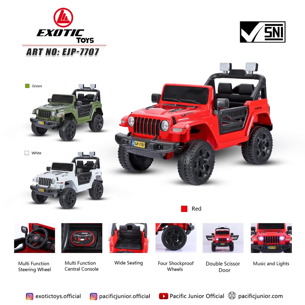 EXOTIC 7704 7706 7707 7712 7713 7714 7716 7720 7720+ MAINAN ANAK MOBIL AKI JEEP OFFROAD OFF ROAD EJP 7704 EJP 7706 EJP 7707 EJP 7712 EJP 7713 EJP 7714 EJP 7716 EJP 7720 EJP 7720+ EJP7704 EJP7706 EJP7707 EJP7712 EJP7713 EJP7714 EJP7716 EJP7720 EJP7720+