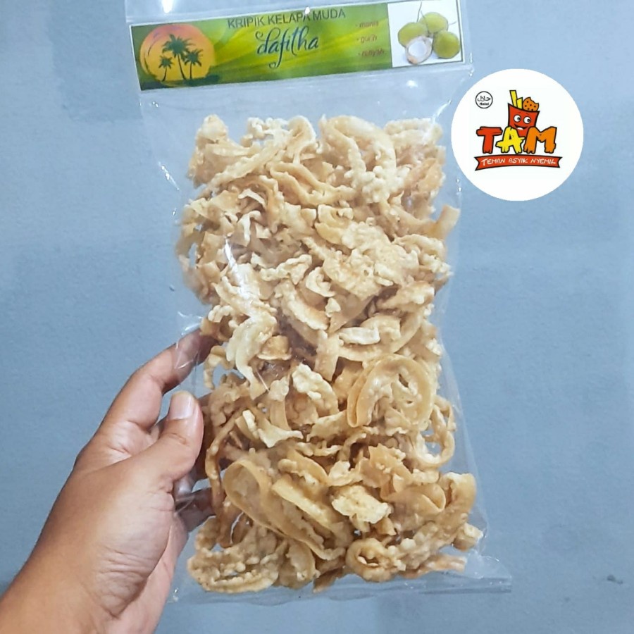 

Keripik Kelapa Muda Manis / Coconut Chips 250 Gram - Tam Snack