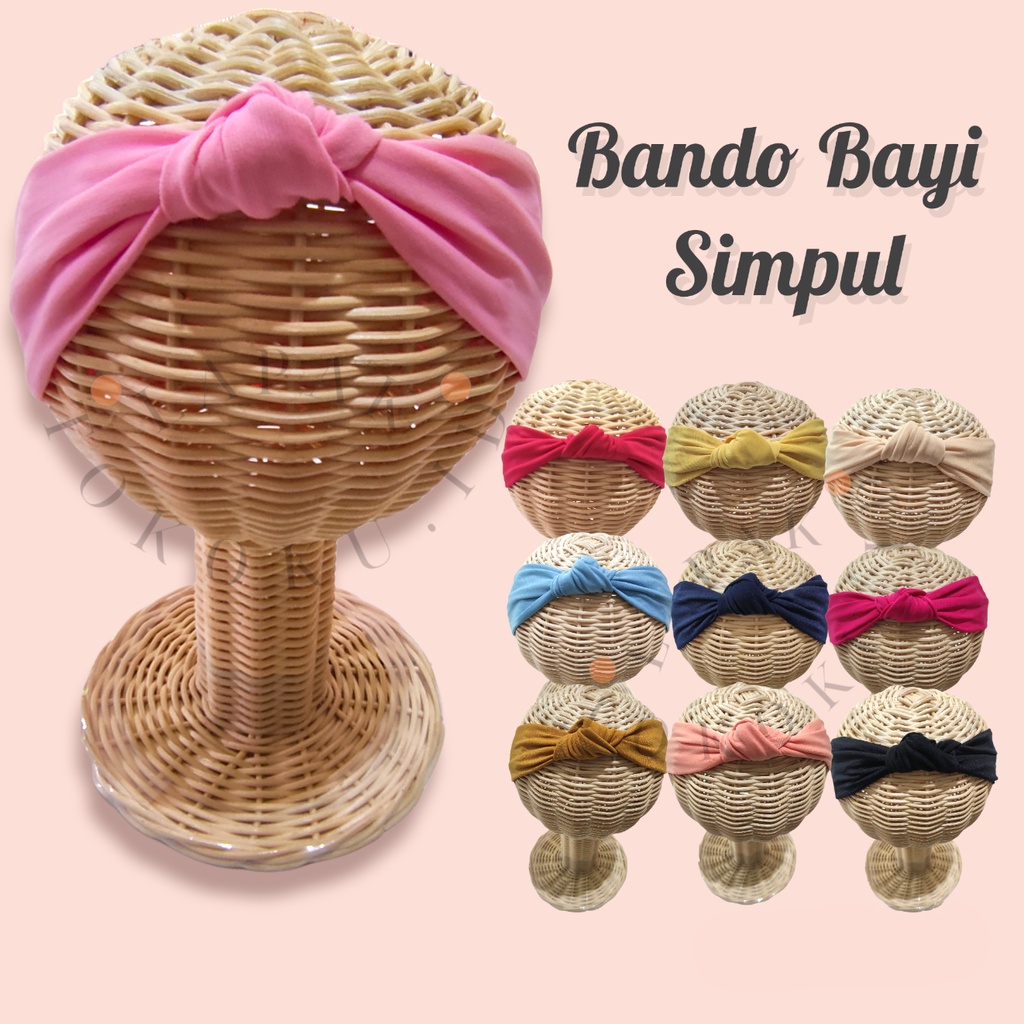 Bandana Bayi Bando Anak Model Simpul Bandana Bayi Bando Bayi Headband Anak Bayi Perempuan Bando Bandana Pita  Kepang Kupu-kupu