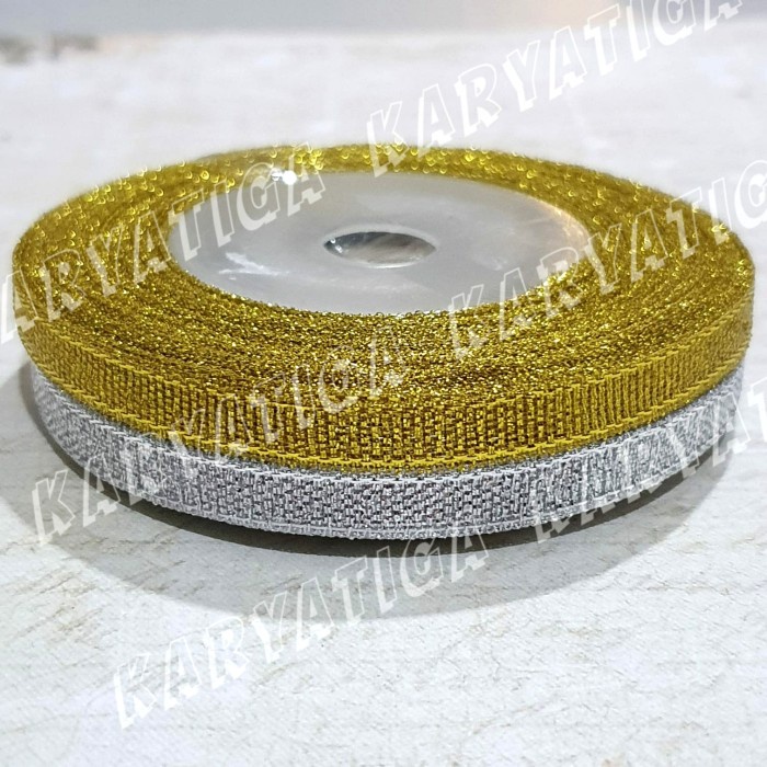 Pita Emas / Perak 1/4 Inch (1 Roll - 25 Yard)