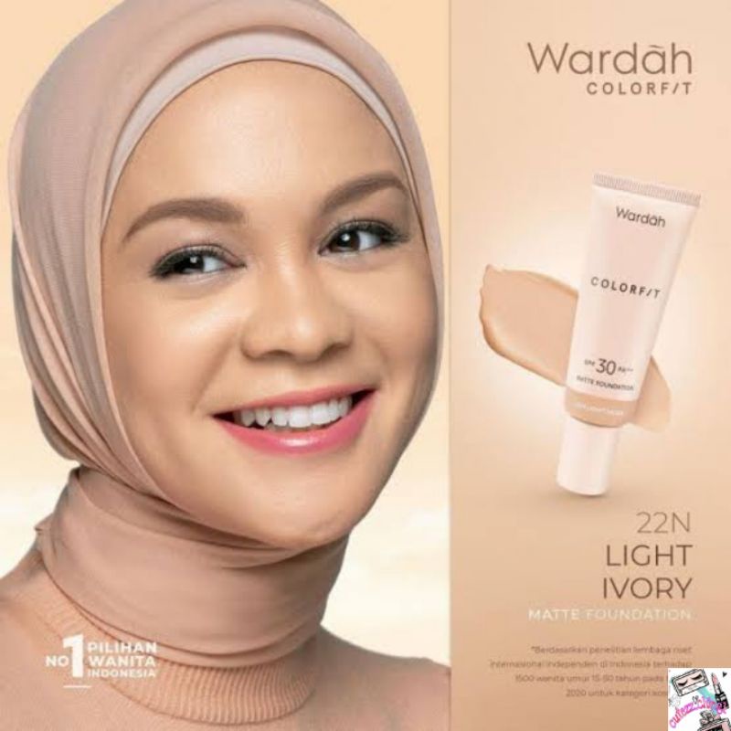 ☃️Cutezz_Ching1☃️Wardah Colorfit Matte Foundation SPF 30 PA+++ 25ml