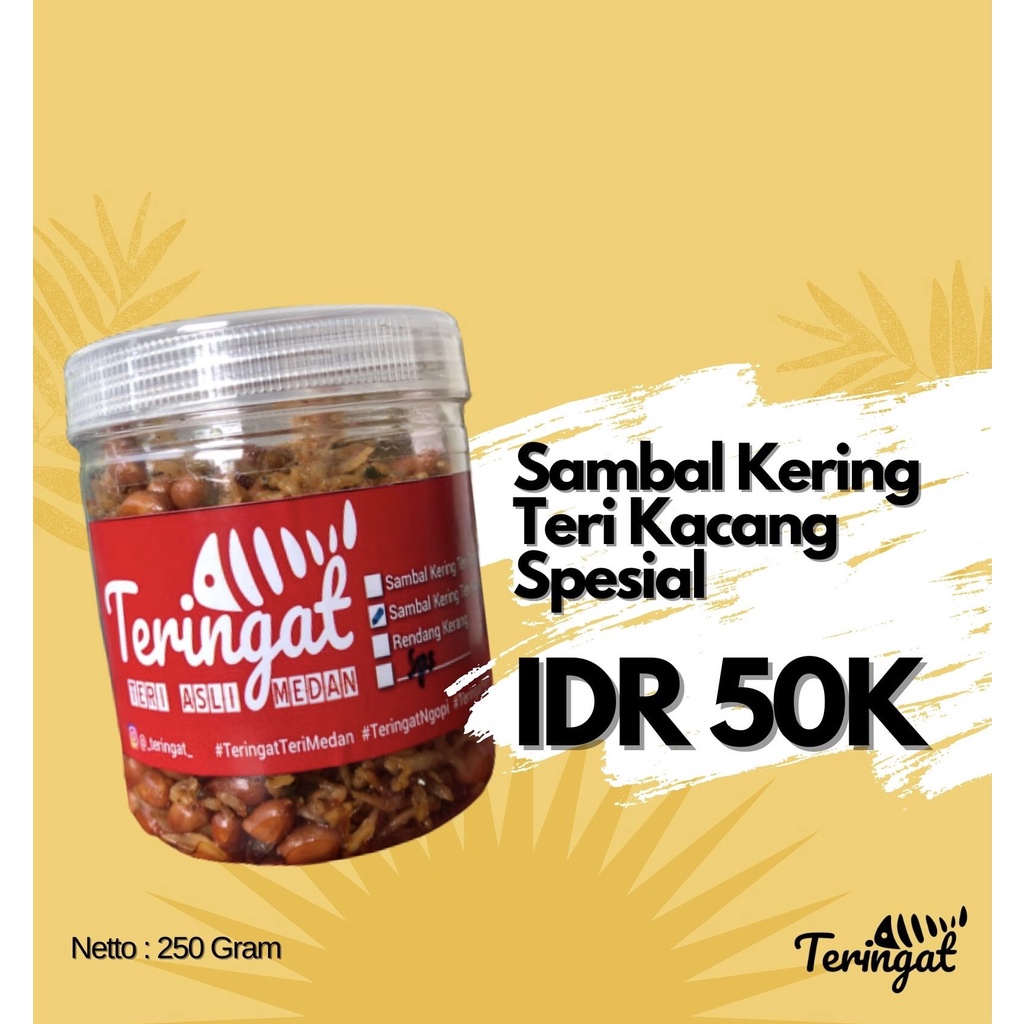 

Sambal Kering Teri Kacang Spesial