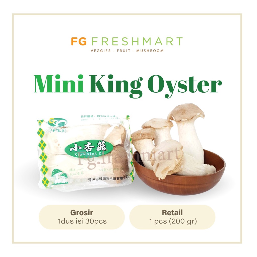 

Jamur Mini King Oyster Pack