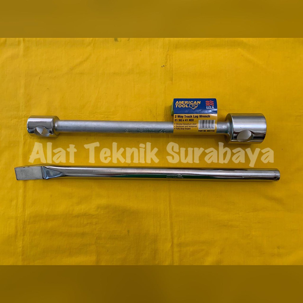 AMERICAN TOOL SET KUNCI RODA TRUCK 20 X 38 ; 21 X 41 / 2 WAY LUG WRENCH BAN TRUK FUSO HINO NISSAN LU