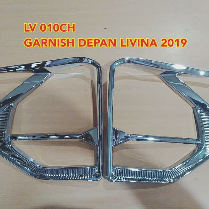 Garnish GARNIS lampu HEADLAMP depan MOBIL NISSAN ALL NEW LIVINA 2019 CHROME CROME