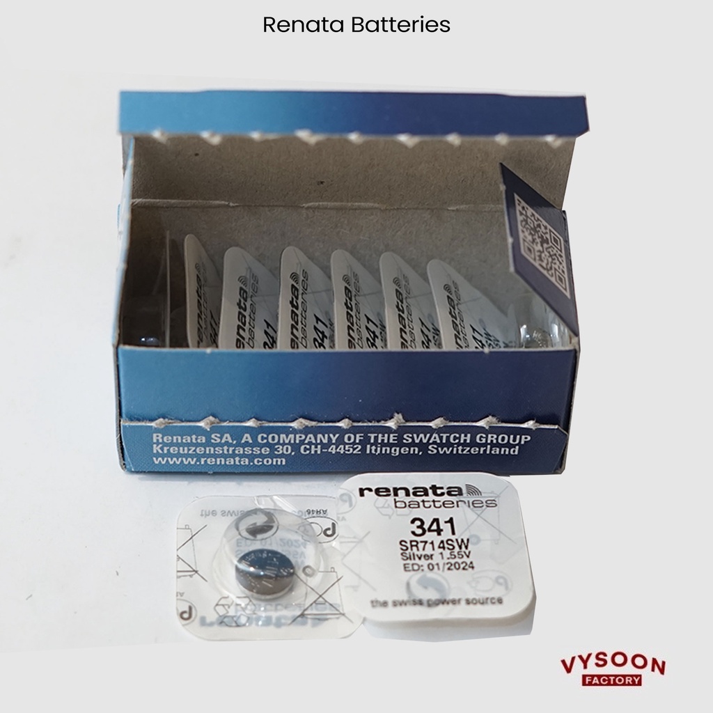 Baterai Jam Tangan - Button Cell - Renata - 341 SR714SW SR 714 SW Ori