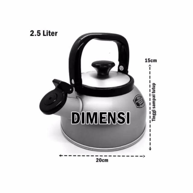 Maspion Teko/ Kettle Bunyi Siul Rigoletto 2.5Liter