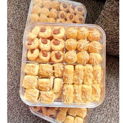 

kue kering homemade toples sekat 4 / cookies premium wijsman