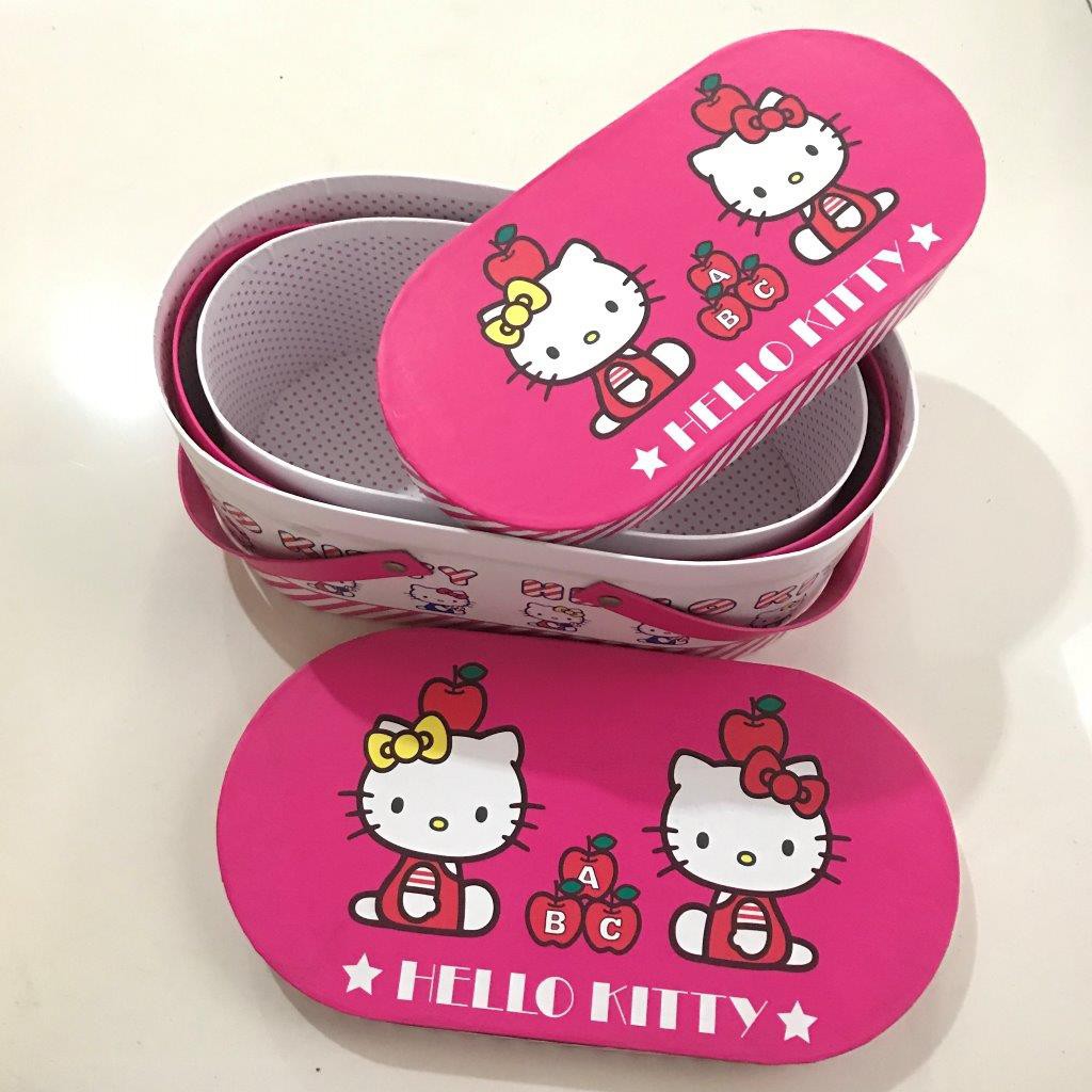 Box hello kitty panjang kotak hello kity kotak penyimpanan box mainan anak