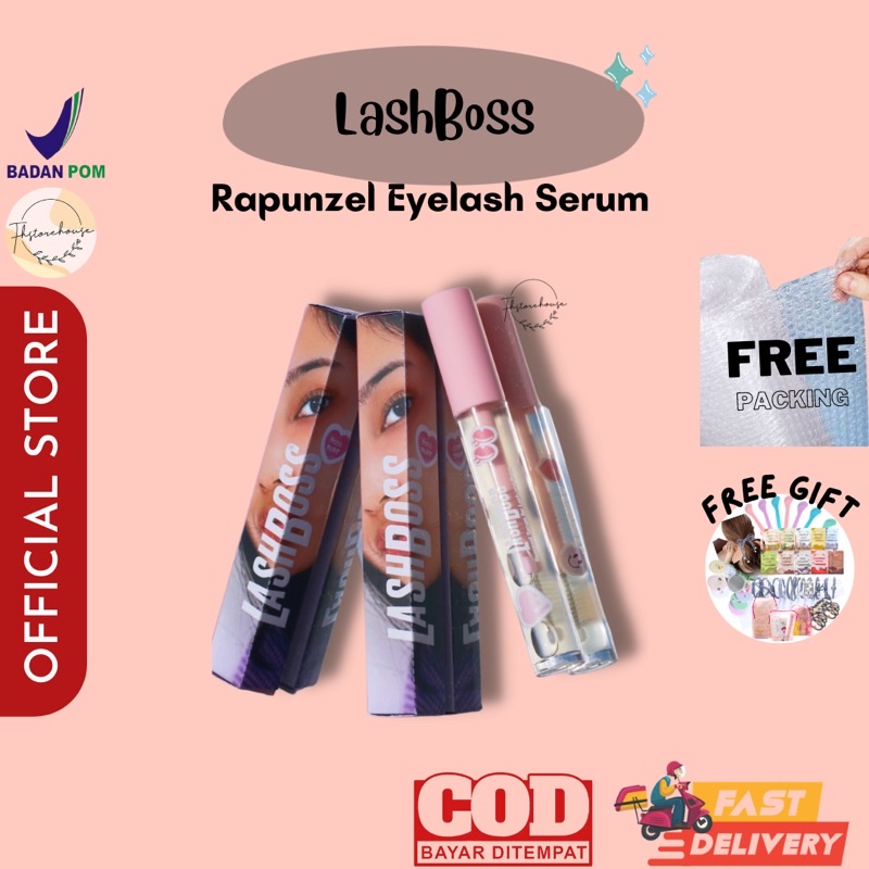 [BUY 1 GET 1 GIFT] Lash Boss Rapunzel Serum for Lash and Brow | Serum Penumbuh Bulu Mata dan Alis