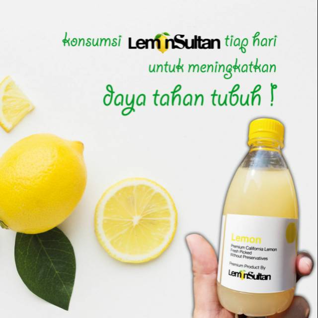 

Minuman lemon sultan baik untuk meningkatkan sistem imun, 350ml..