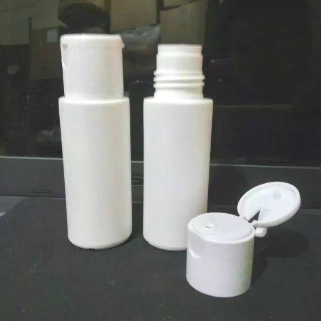 BOTOL ERHA 100 ML TUTUP FLIPTOP PUTIH 1000 PCS