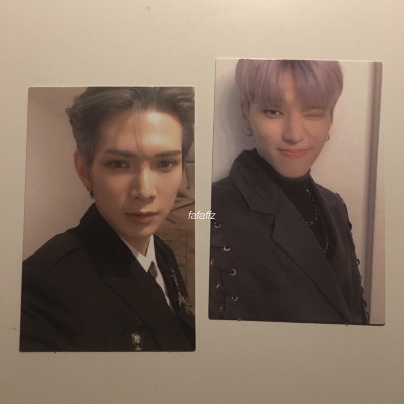 ateez official photocard - wooyoung answer z yeosang ep fin z