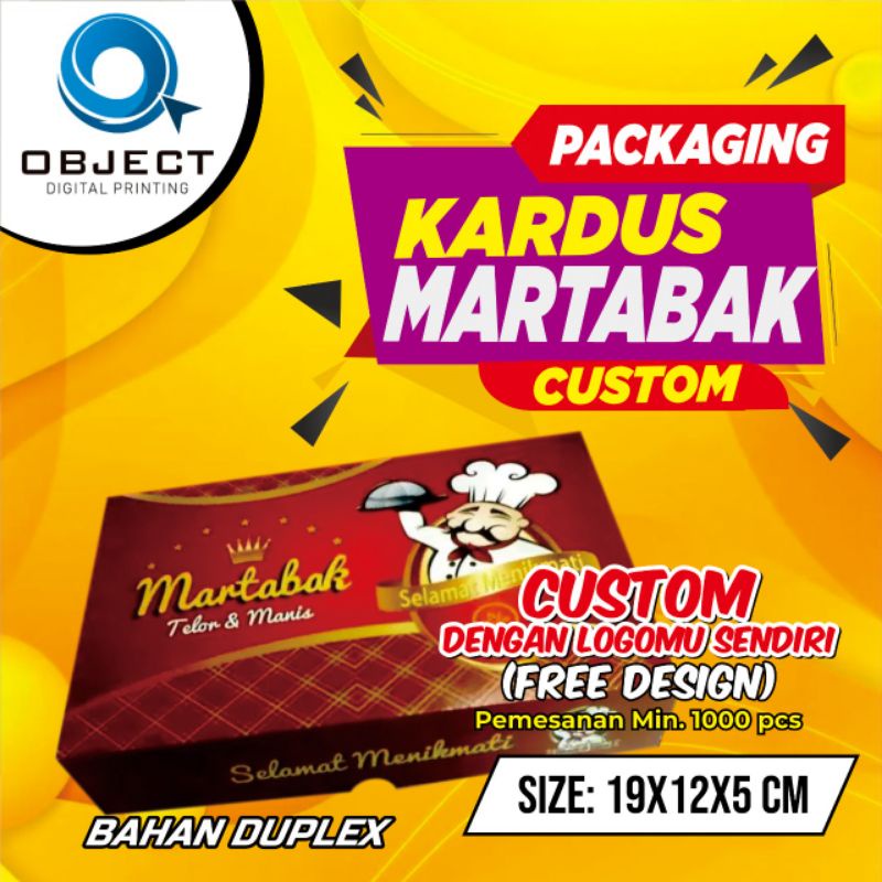 

KARDUS MATABAK / BOX MARTABAK CUSTOM 19X12X5 CM