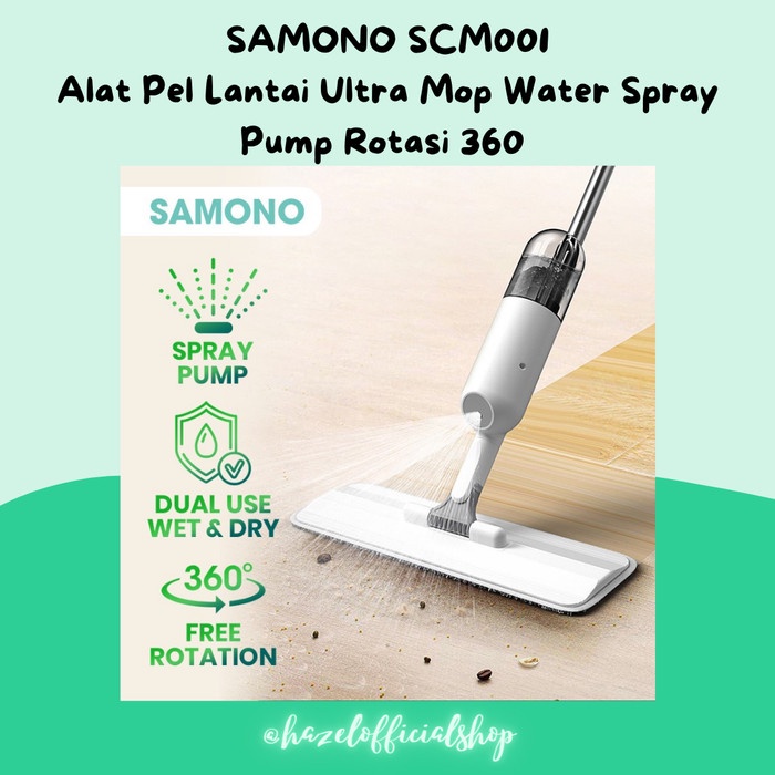 Sapu Pel Lantai SAMONO SCM001 Clear Mop - Multipurpose Spray Mop