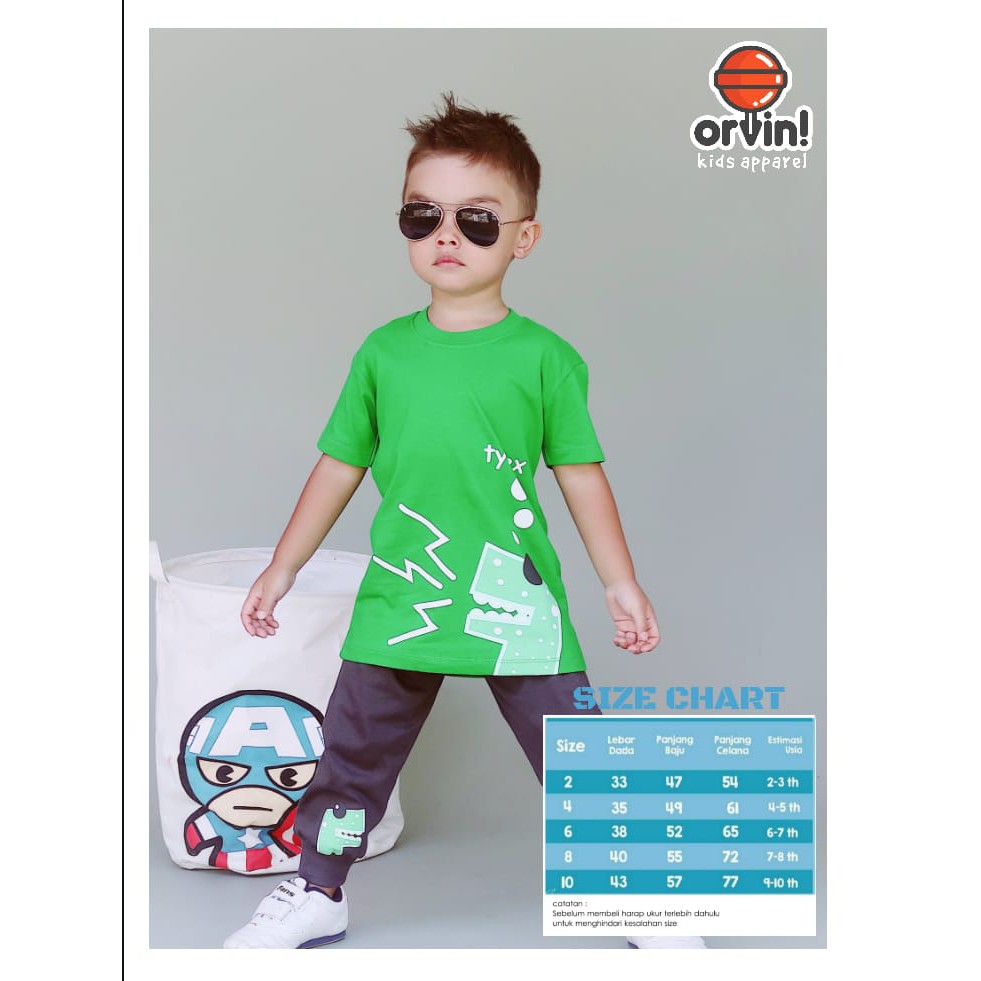 Setelan Anak Daily Suit Orvin Kids Apparel