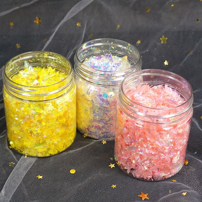 1 Botol Bubuk Glitter Sequin Untuk Membuat Perhiasan Diy