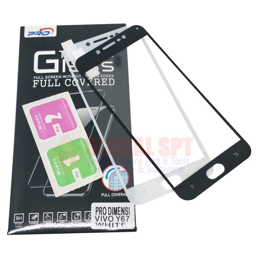 ANTIGORES VIVO Y67 / V5 / V5S FULL WARNA / AG TG / TEMPERED GLASS