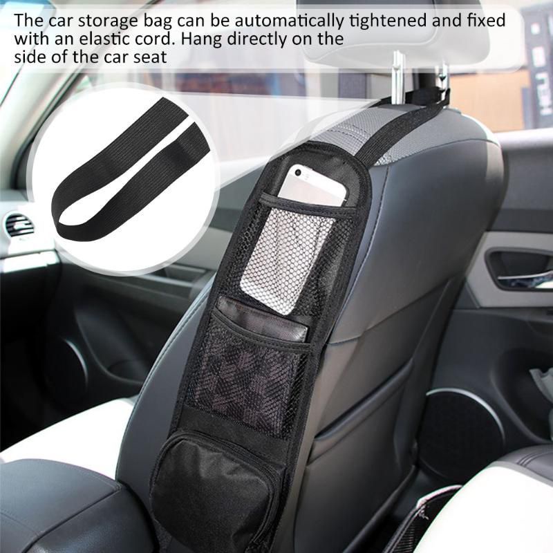 Tas Samping Jok Mobil Kursi Penyimpanan Hp Botol Car Seat Organizer