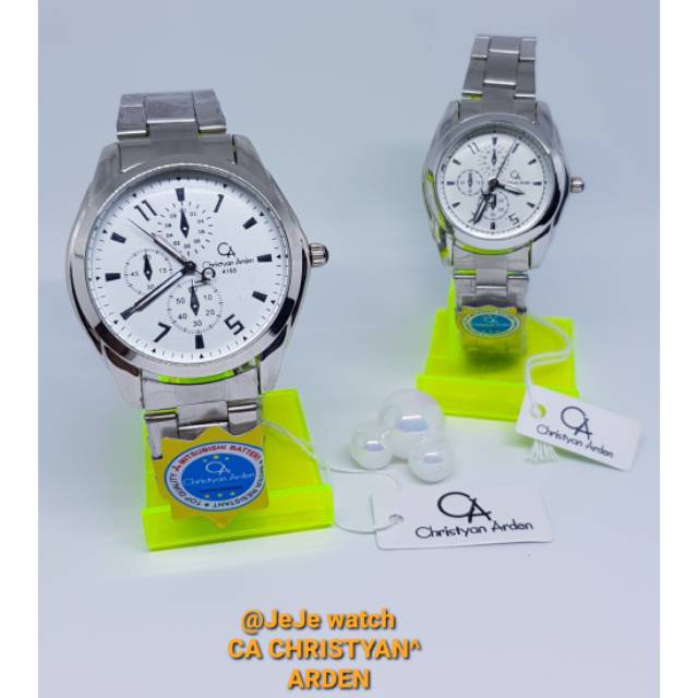 Jam tangan CA CHRISTYAN ^ ARDEN couple ( free box + batrai cadangan )