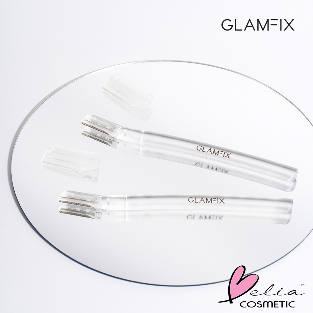 ❤ BELIA ❤ GLAMFIX Eyebrow Trimmer Razor | Isi 2pcs | Pencukur Alis Glam fix