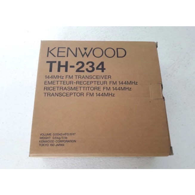 KENWOOD TH 234 VHF FM TRANSCEIVER BARU