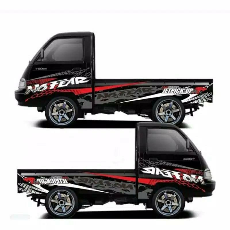 stiker cutting mobil pick up carry terbaru