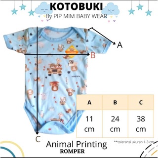 Jumper Bayi Segitiga Kotobuki Animal Series