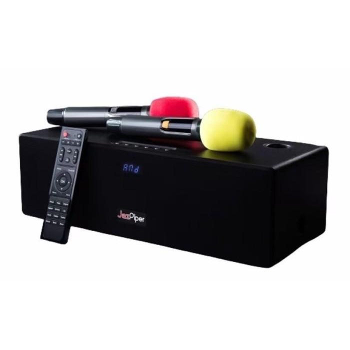 HOME KARAOKE SOUNDBAR JAZPIPER WITH 2 MIC WIRELESS All in one