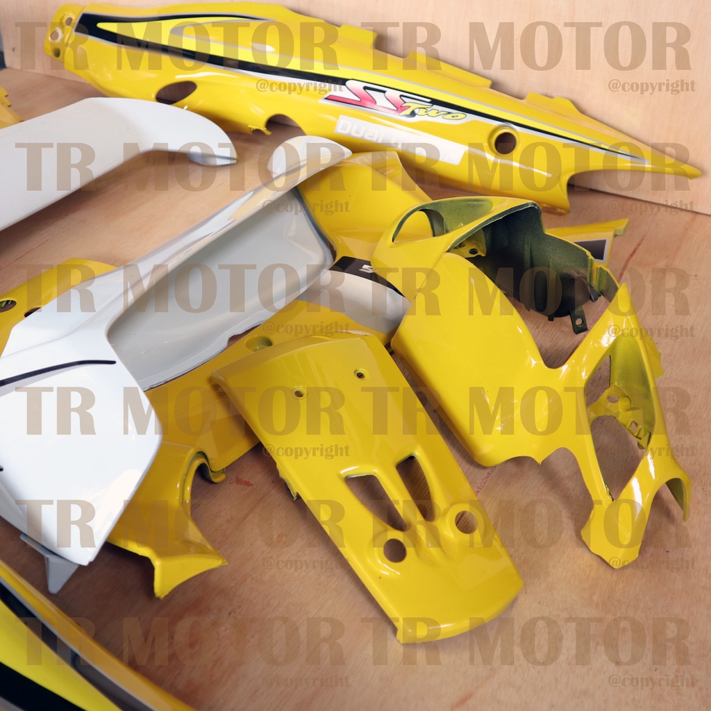 Cover Body Fizr F1zr SS Two Kuning Full Set Halus Cover Bodi Yamaha Fiz r