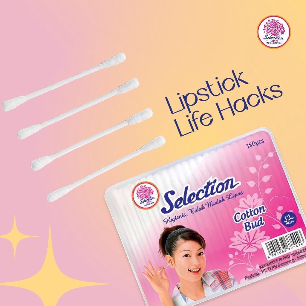 Cotton Bud Selection Dewasa &amp; Bayi isi 100pcs